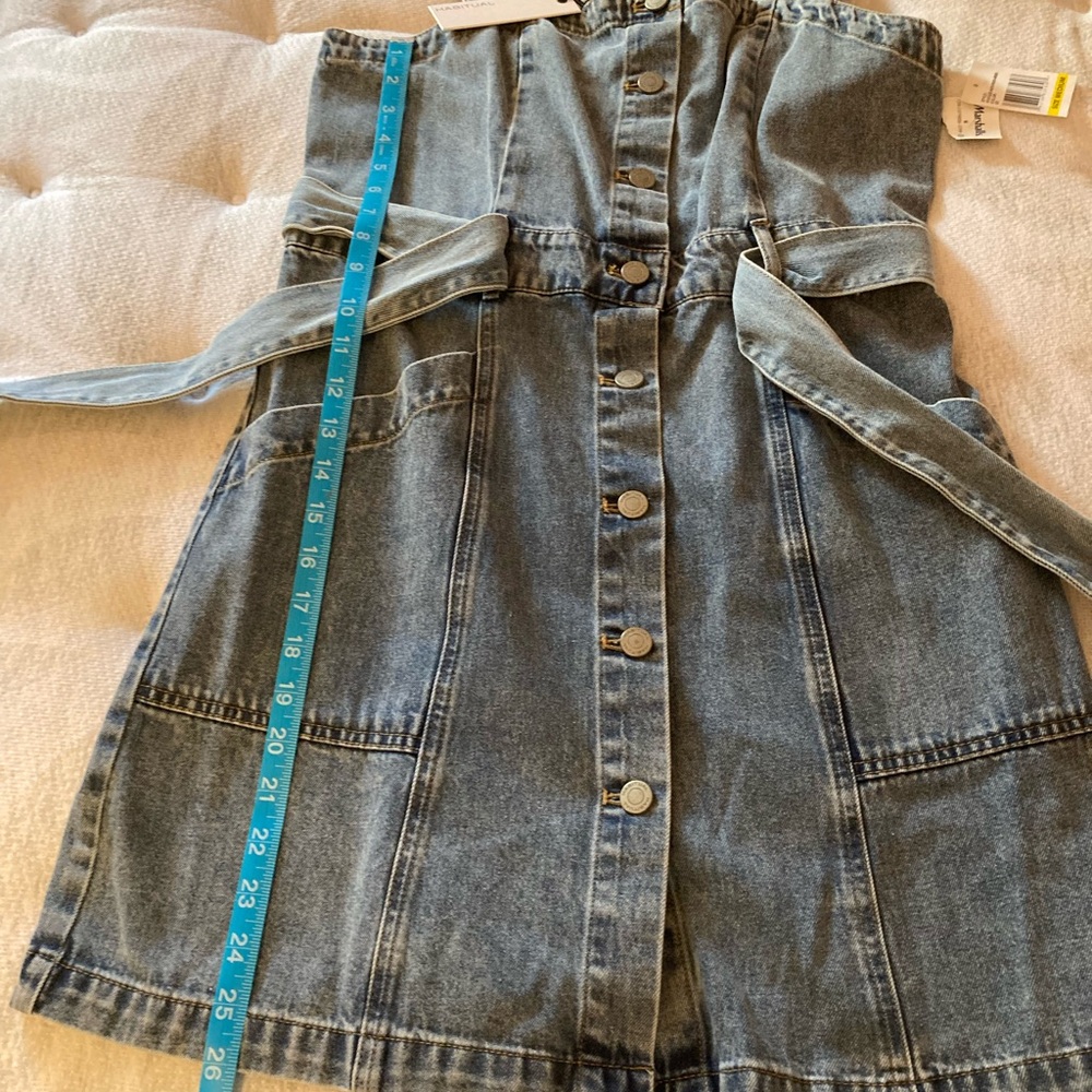 Habitual Denim Mini Dress - NWT - Picture 3 of 4